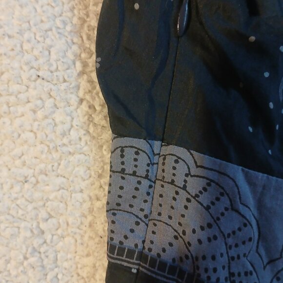 Banana Republic Factory Women's Black and Gray Halter Top SZ S GUC - Picture 7 of 9